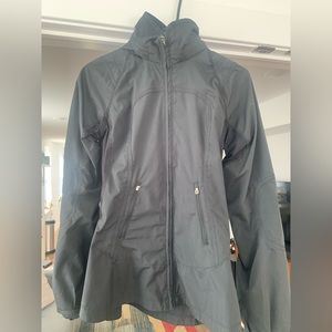 Lululemon black running jacket. Size 4